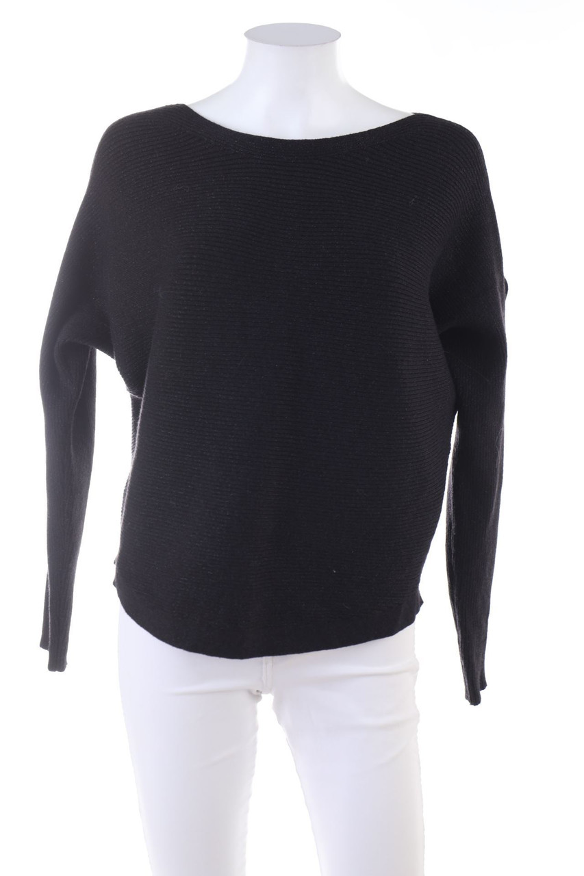 OPUS - Batwing-Pullover mit Glitzer - S