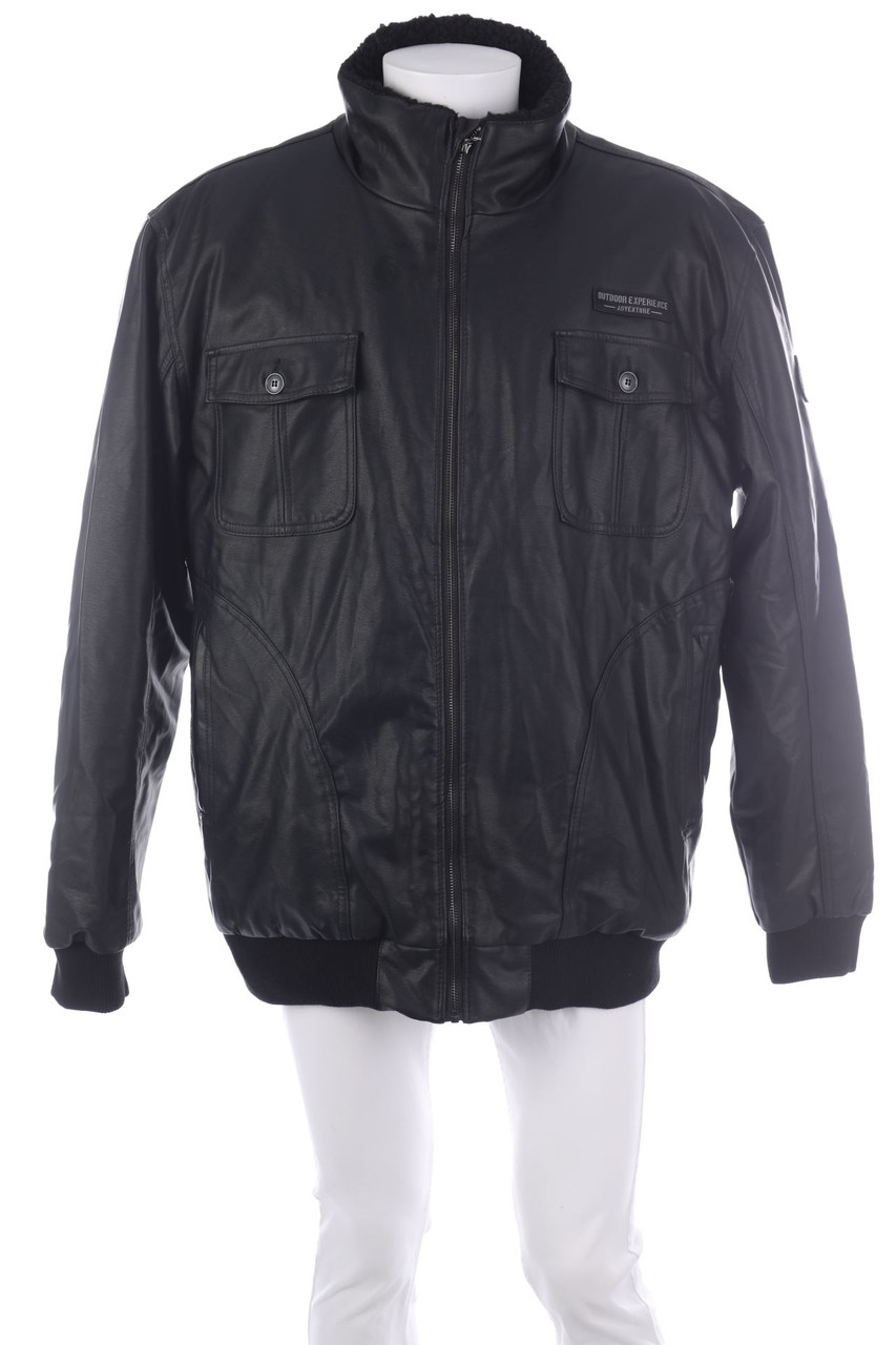 SECONDHAND - Kunstleder-Jacke - 2XL