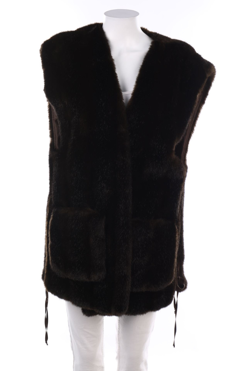 Michèle Boyard - Fake Fur-Weste - XL