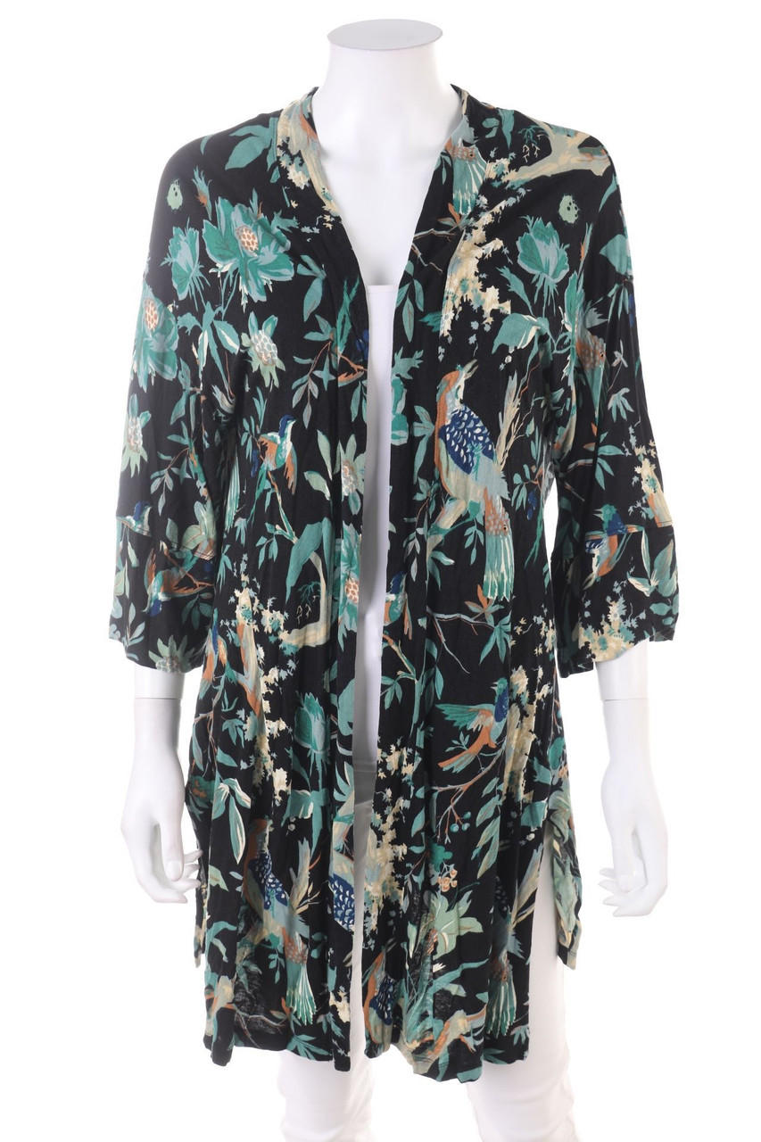 INDISKA - Jersey-Cardigan mit Blumen-Print - D 42