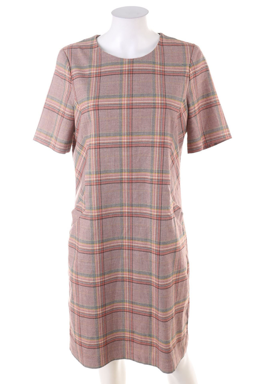 next TAILORING - Etui-Kleid mit Karo-Muster - D 38