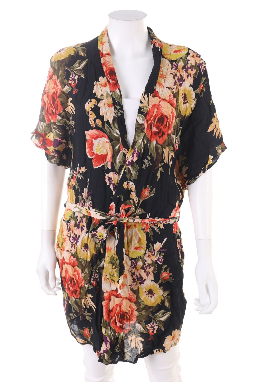Boii - Kimono mit Blumen-Print - D 42