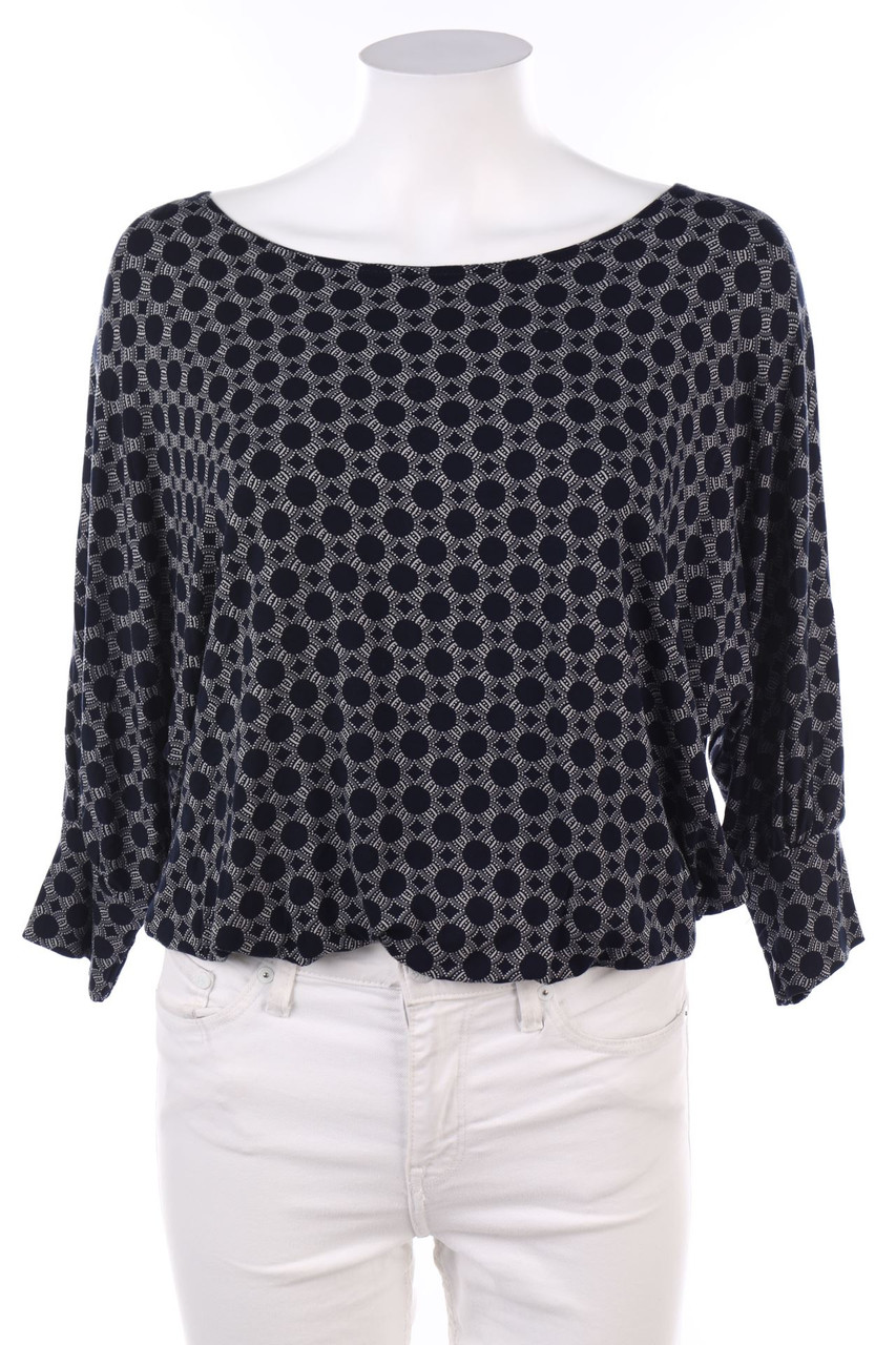 zero - Longsleeve-Shirt mit Muster aus Viskose - M