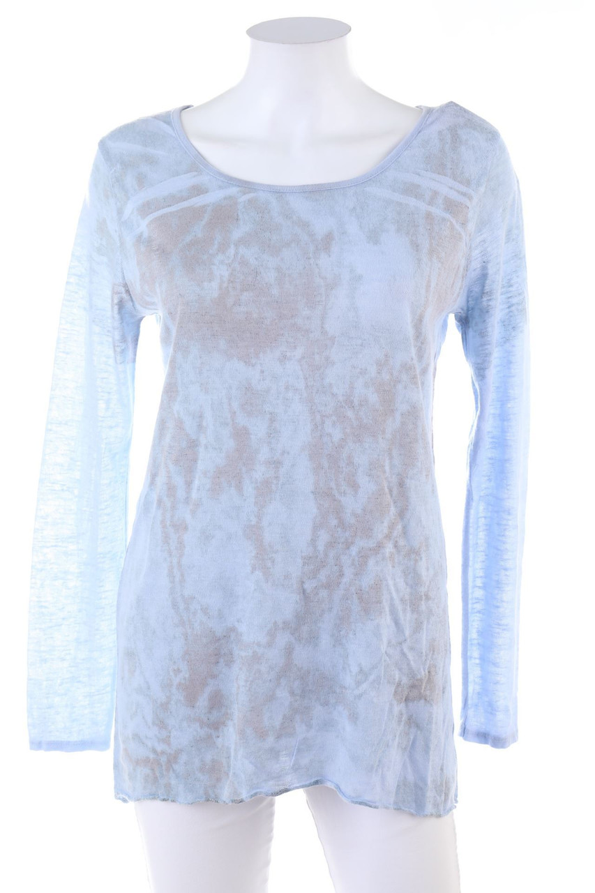 CHIC & MIT - Longsleeve-Shirt mit Leinen - D 40