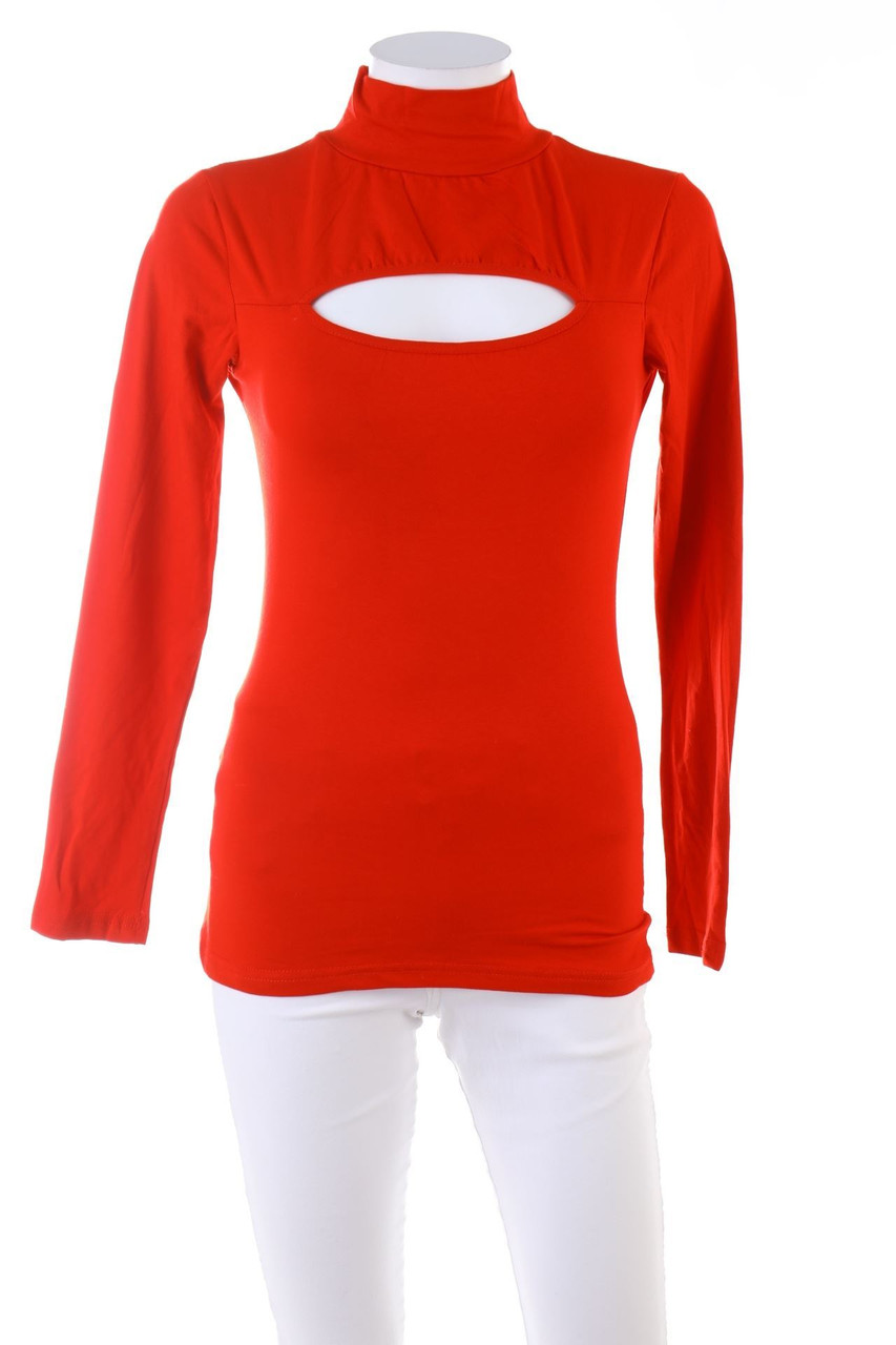 SECONDHAND - Longsleeve-Shirt mit Cut-out - S