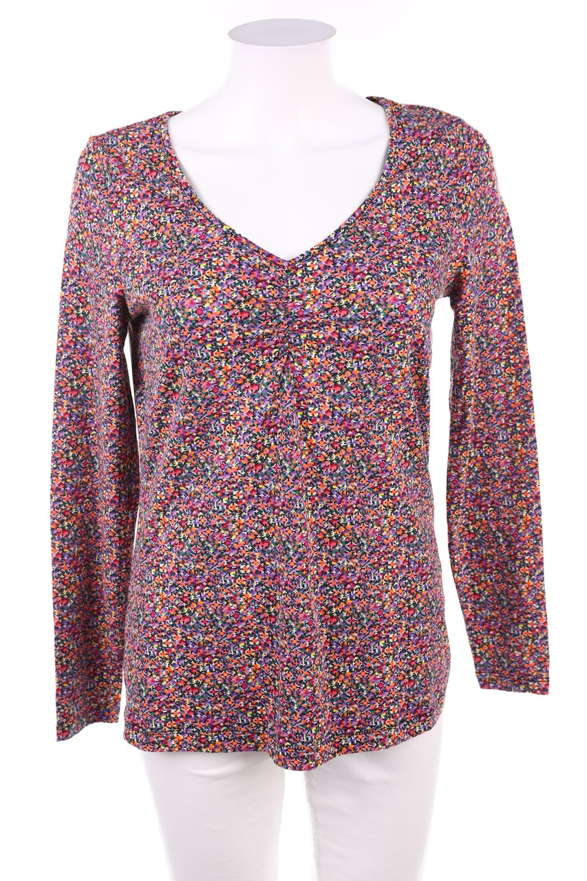 ESPRIT - Longsleeve-Shirt mit Smok-Details - M