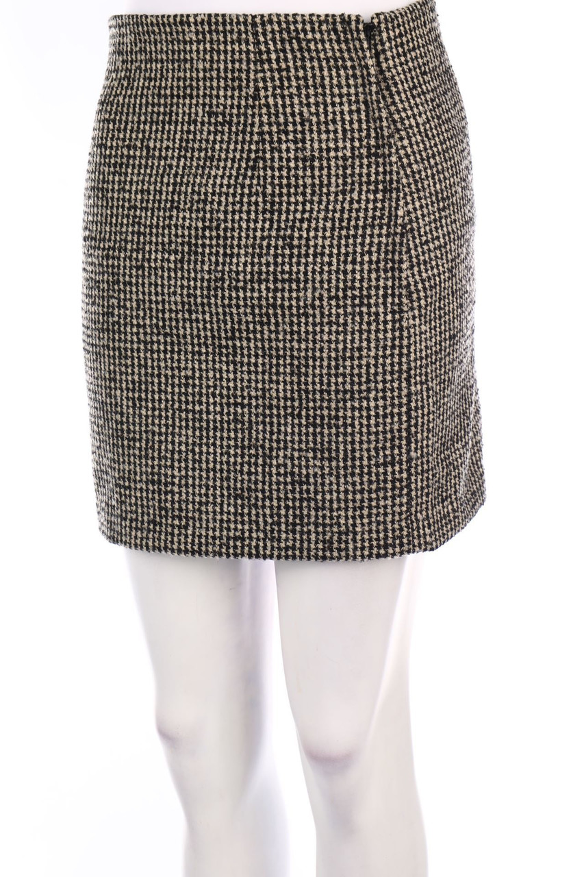 H&M - Minirock mit Hahnentritt-Muster - S