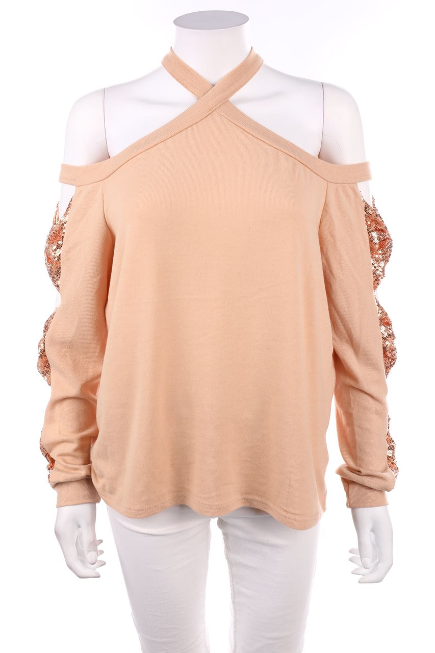 Ohne Label - Longsleeve-Shirt - L