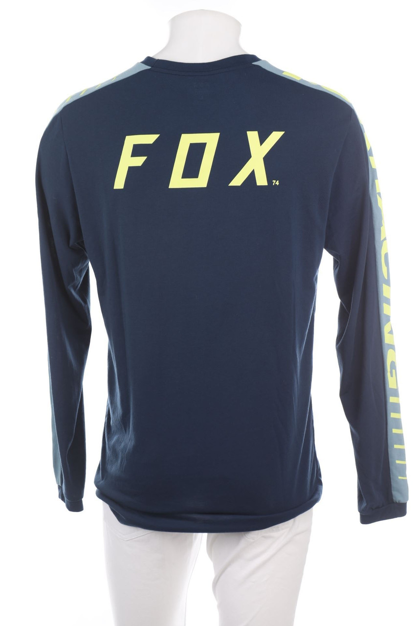 FOX - Longsleeve-Shirt mit Logo-Print - L
