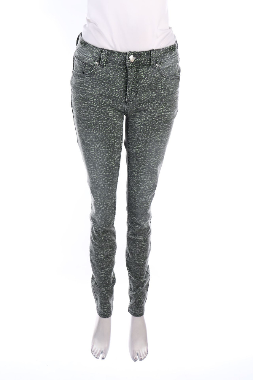 Street One - Used Look Skinny-Jeans mit Punkten - W27