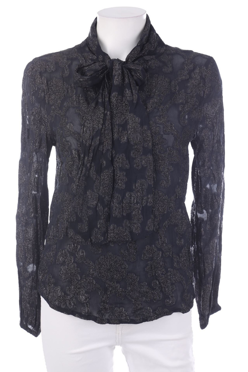 Guido Maria Kretschmer for About You - Schluppen-Bluse mit Glitzer - M