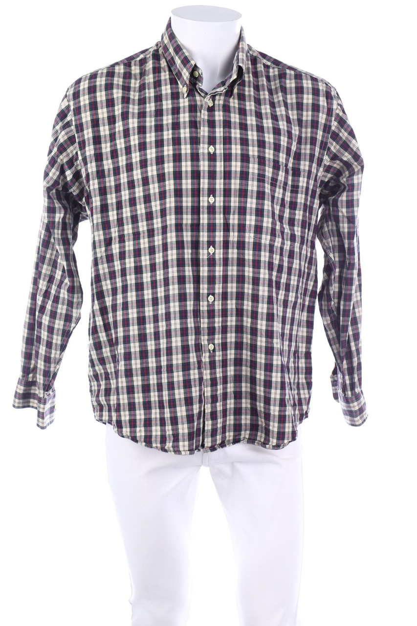 SECONDHAND - kariertes Hemd aus Baumwolle - XL