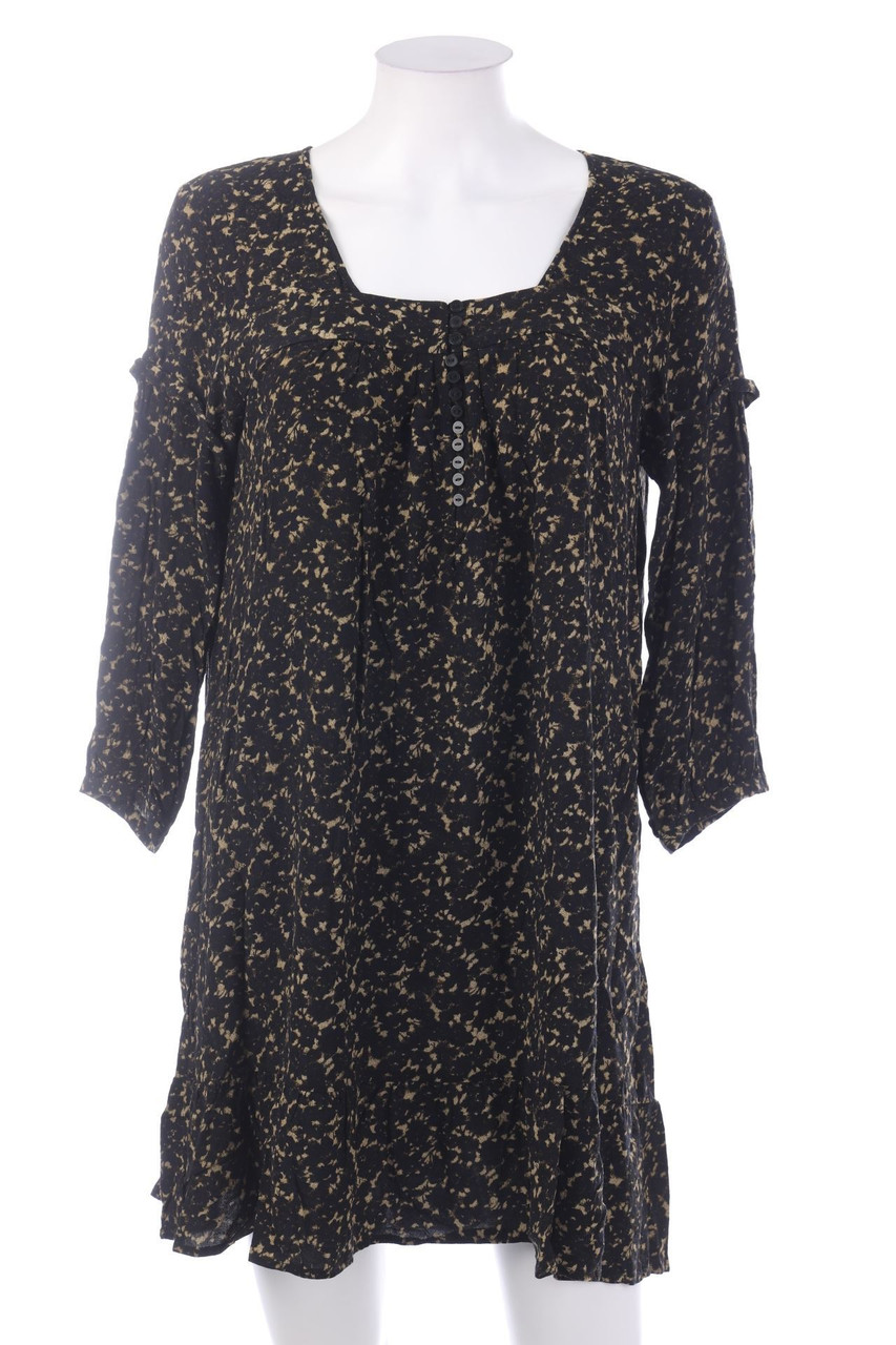 ba&sh - Print-Kleid mit Rüschen - M