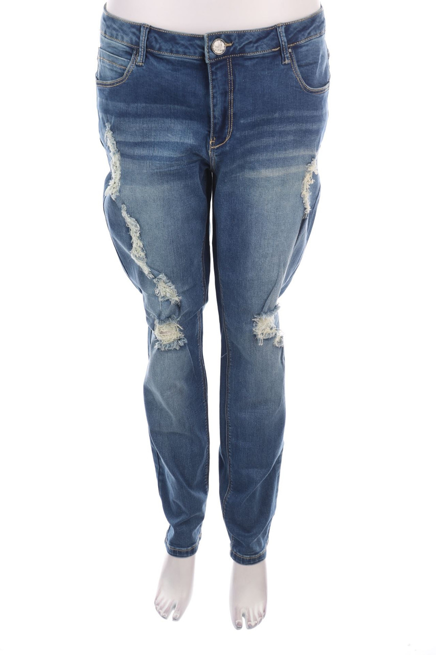 AjC - Distressed Straight Cut Jeans - 2XL