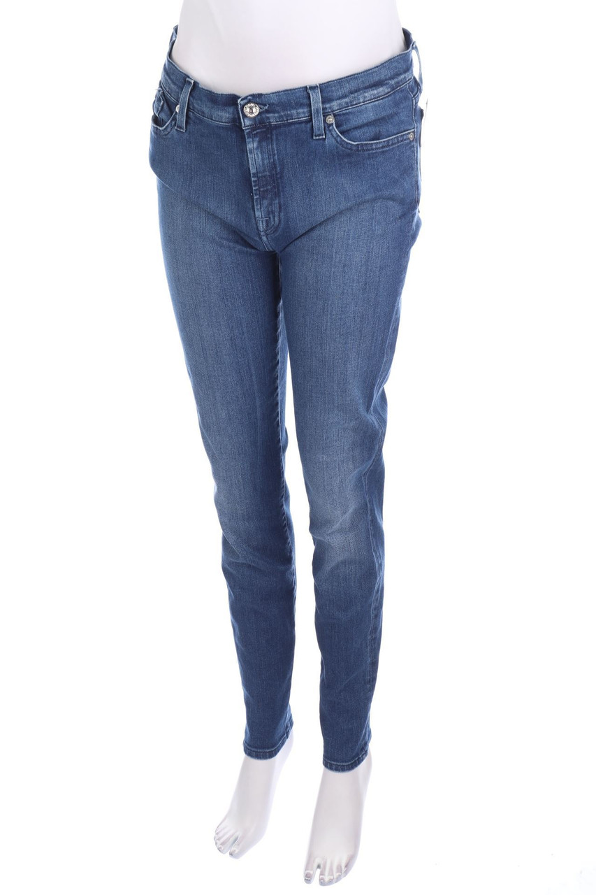 7 for all mankind - Used Look Skinny-Jeans - W32
