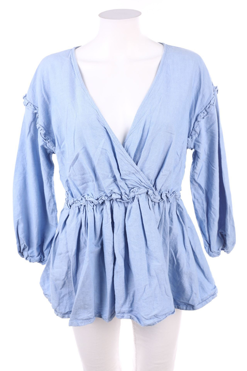 V BY VERY - Bluse mit Rüschen - D 42