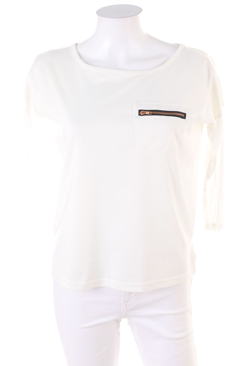 VERO MODA - 3/4-Arm-Shirt mit Viskose - XS
