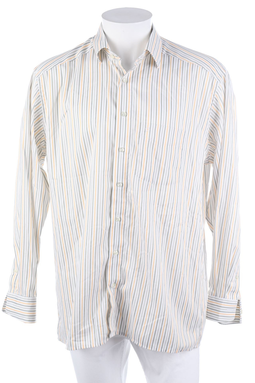 OLYMP - gestreiftes Hemd - L