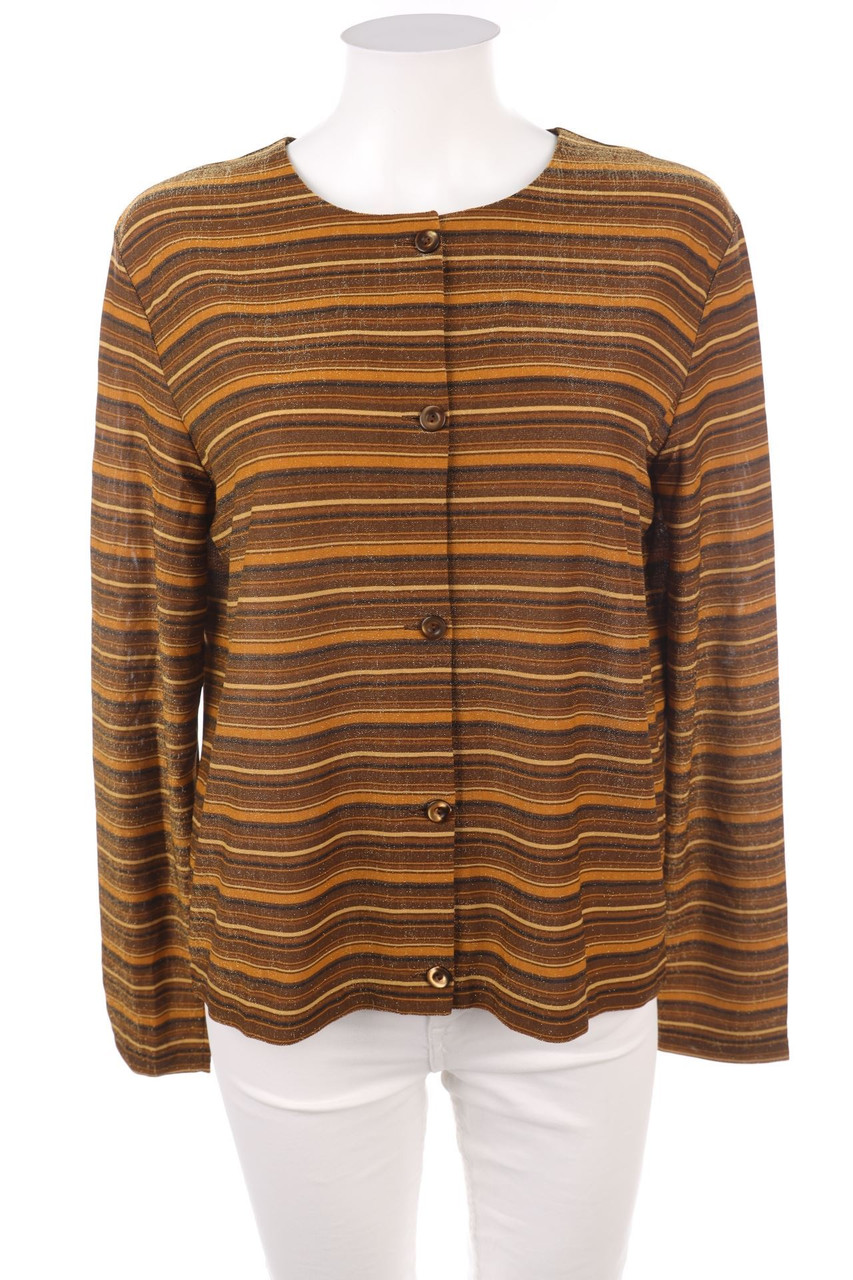 FALKE - Glitzer-Cardigan mit Streifen - D 42