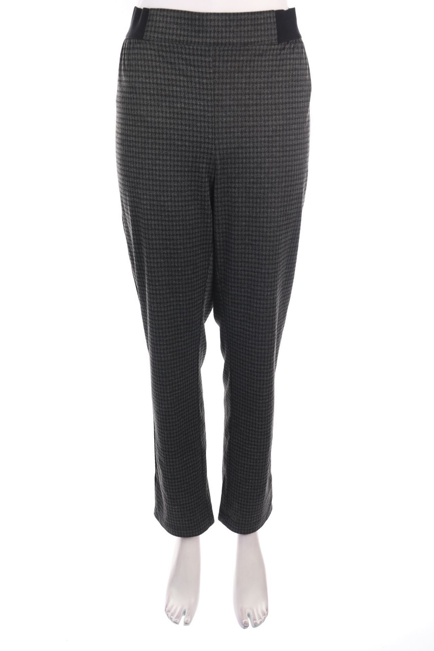 Ohne Label - Treggings mit Karo-Muster - D 44