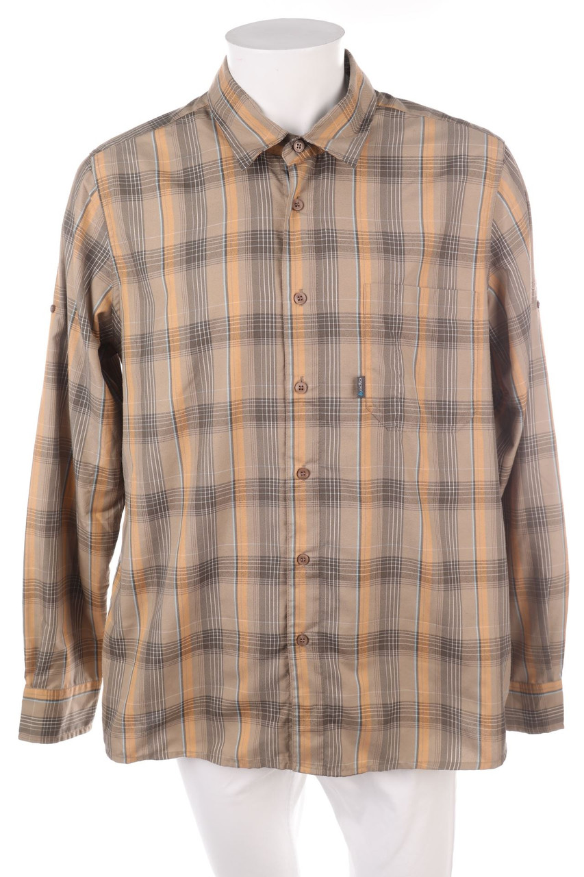 odlo - kariertes Hemd - L