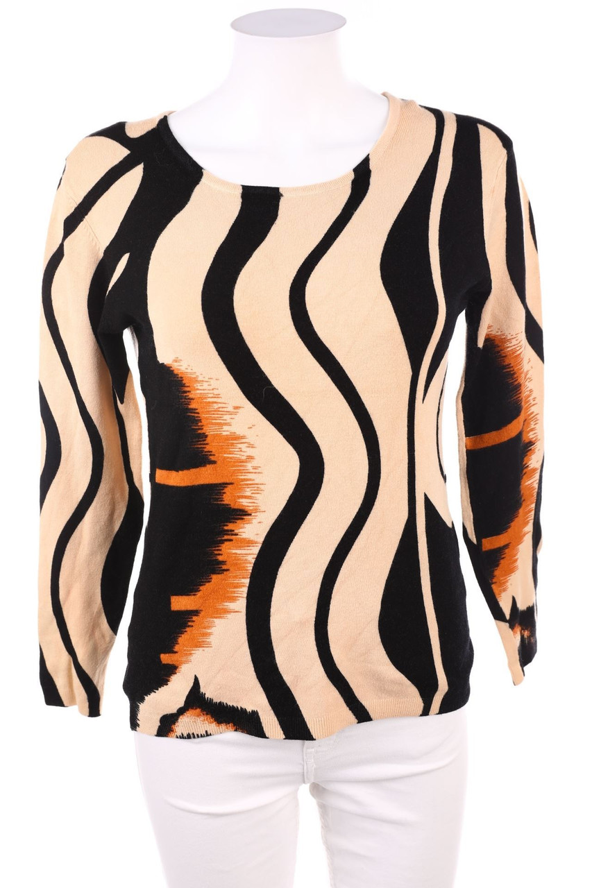 Ohne Label - Strick-Pullover mit Muster - S