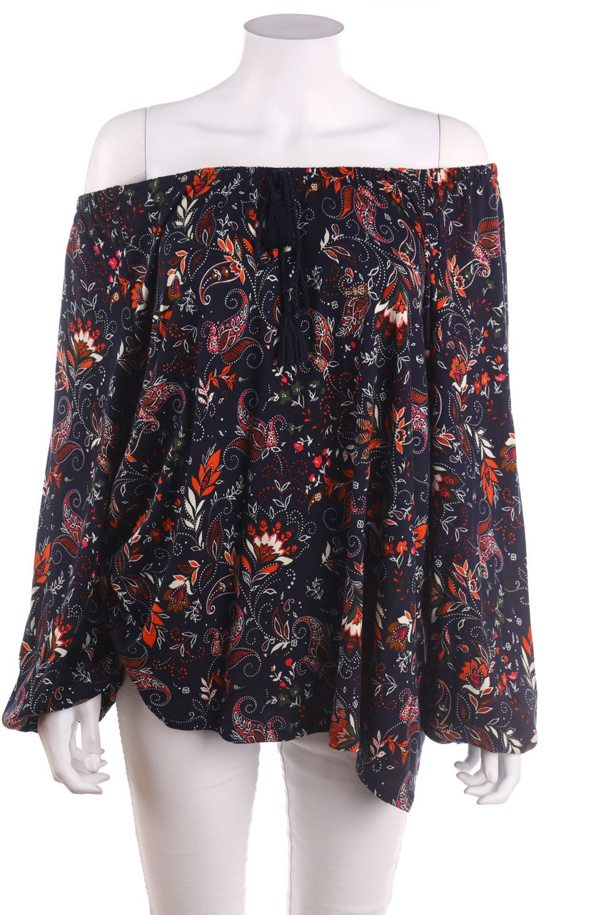 C&A - Carmen-Bluse mit Print - D 48