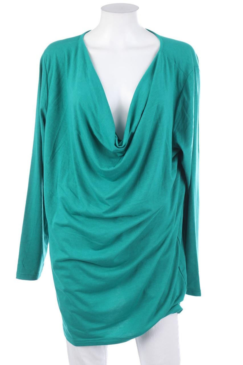 RAINBOW - 3/4-Arm-Shirt mit Wasserfall-Ausschnitt - D 52