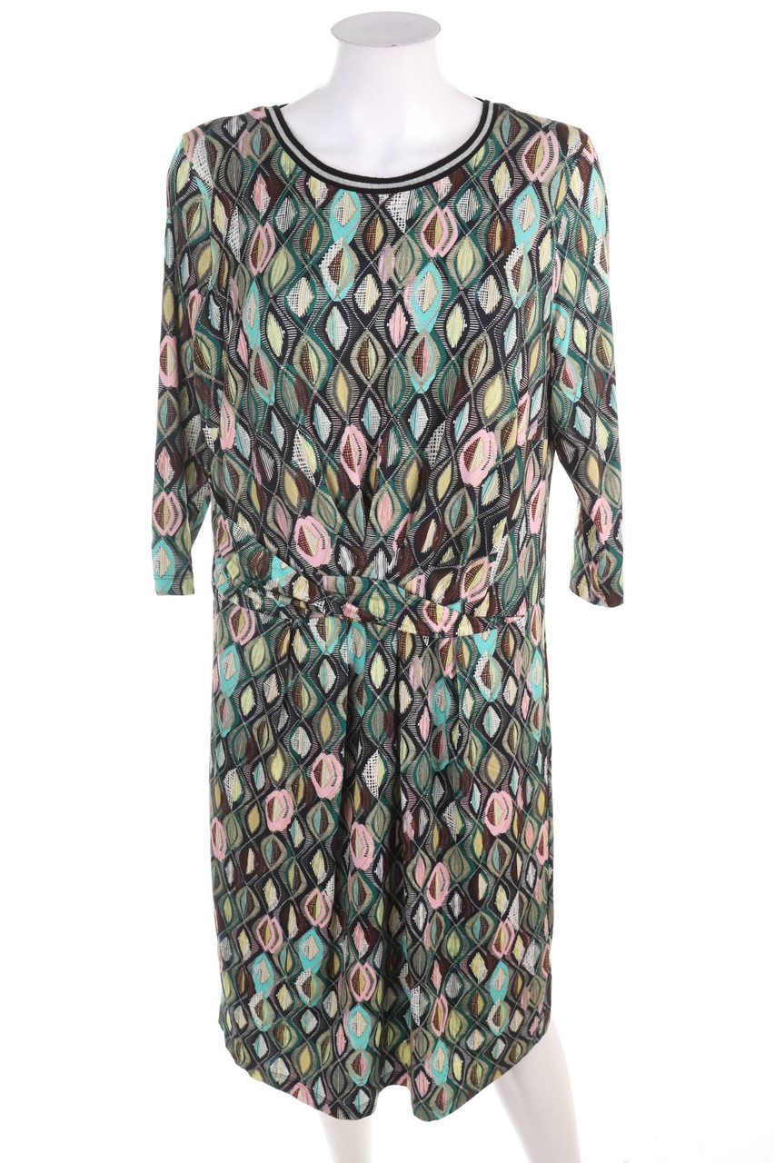 Mona - Midikleid mit Muster - XL