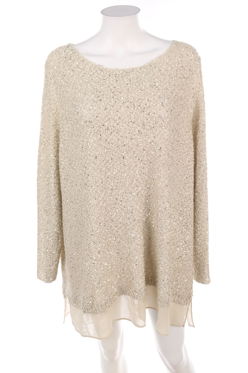 C&A - Pullover im Layer Look mit Pailletten - 56