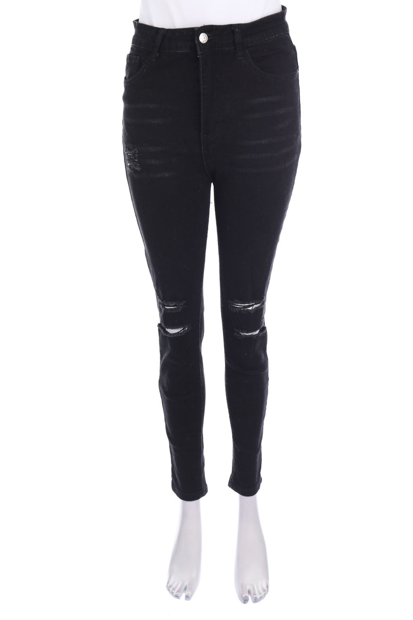 SHEIN - Destroyed Skinny-Jeans - L