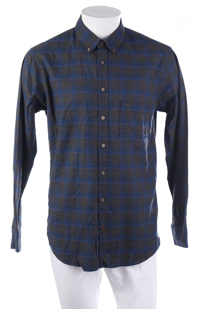 BRAX - kariertes Button-down-Hemd - M