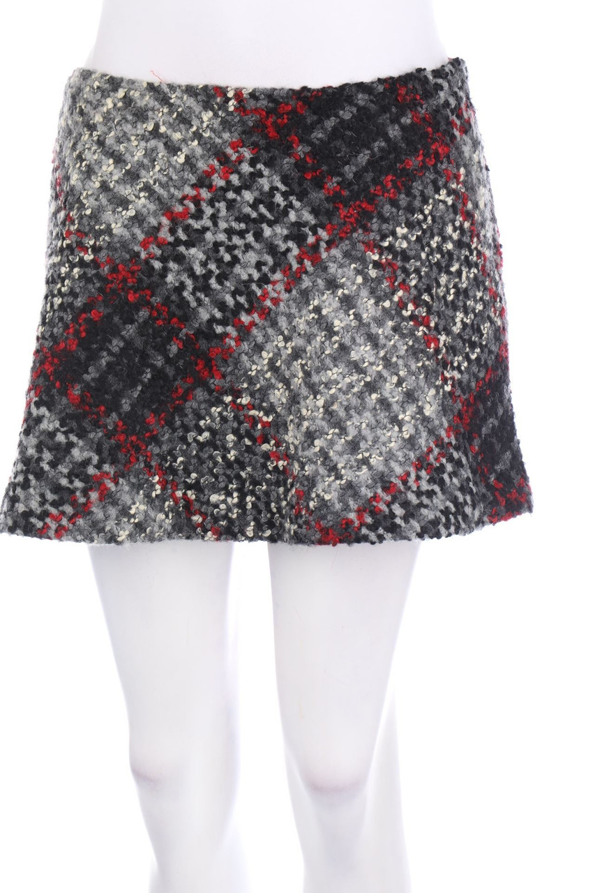 SISLEY - Bouclé-Minirock mit Muster - D 40