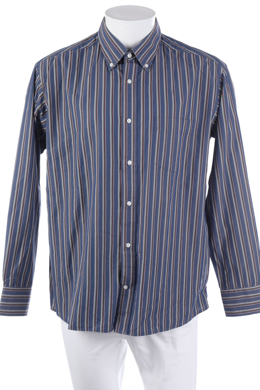 TCHIBO - gestreiftes Button-down-Hemd - L