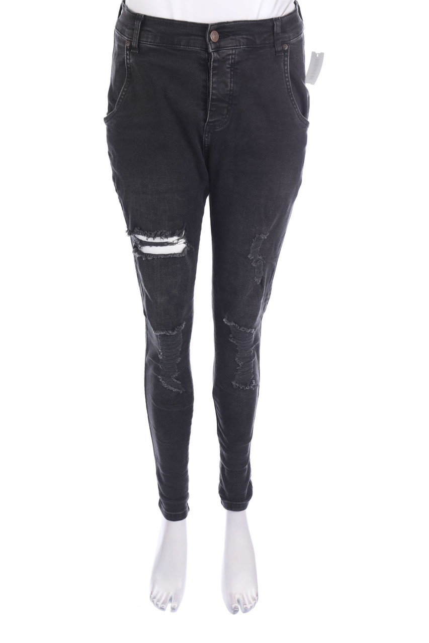 SIKSILK - Destroyed Skinny-Jeans - M