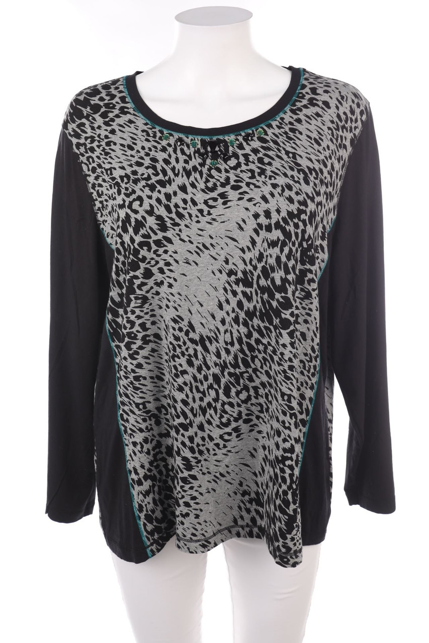 LEBEK - Longsleeve-Shirt mit Animal-Print - 3XL