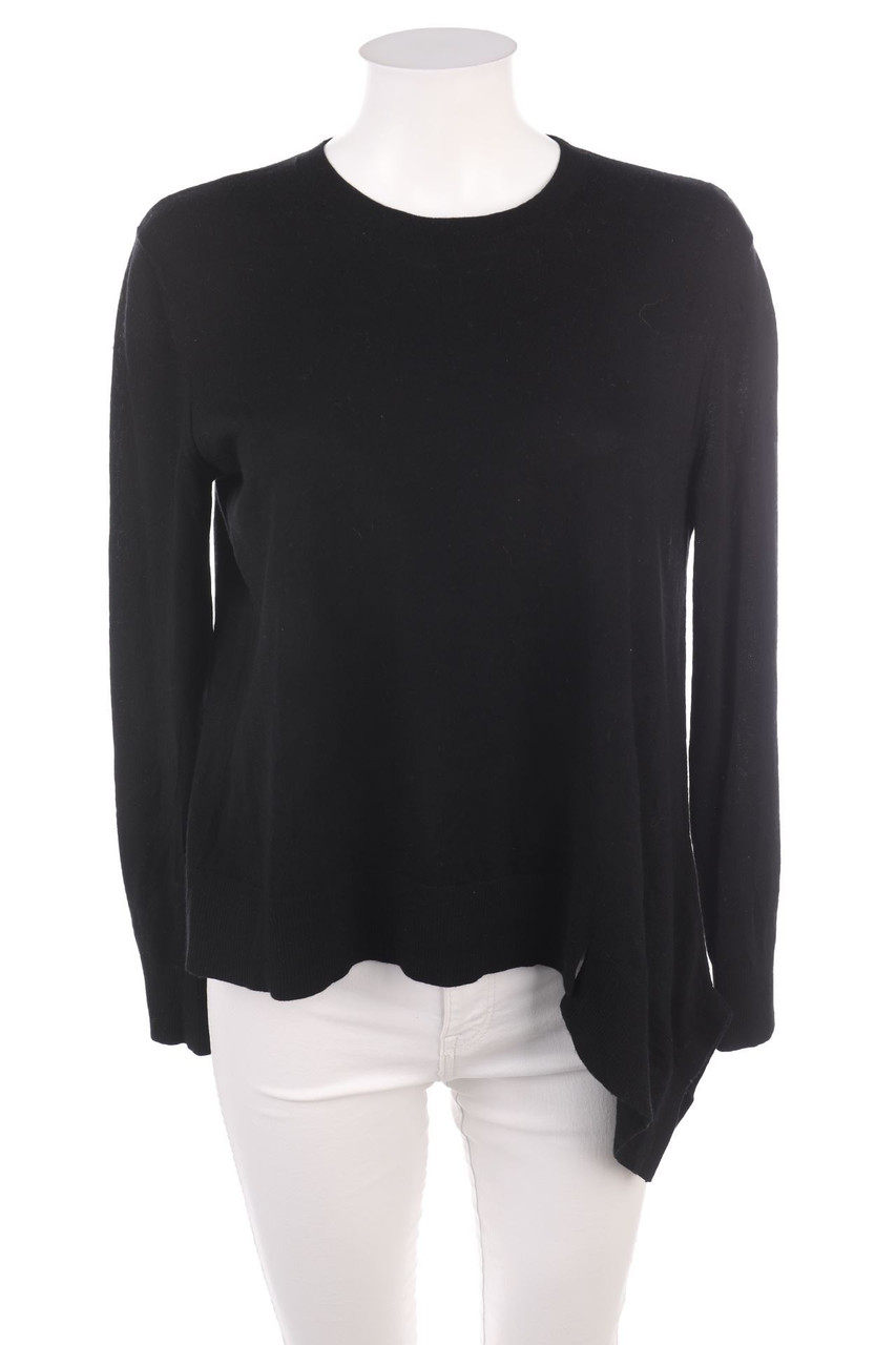 DOROTHEE SCHUMACHER - Schurwoll-Pullover mit asymmetrischem Schnitt - D 36