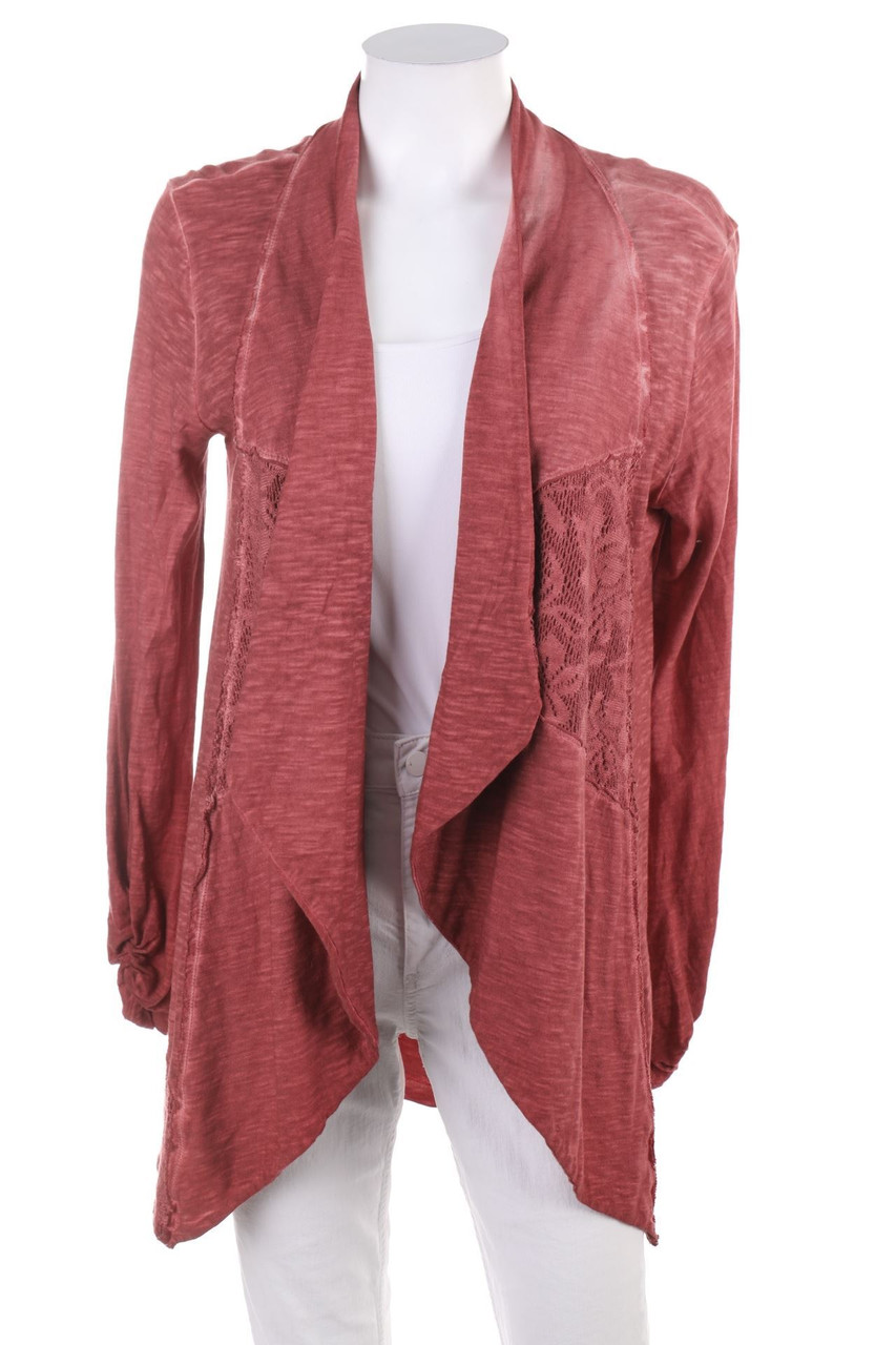 CRISCA - Cardigan mit Spitze - D 42