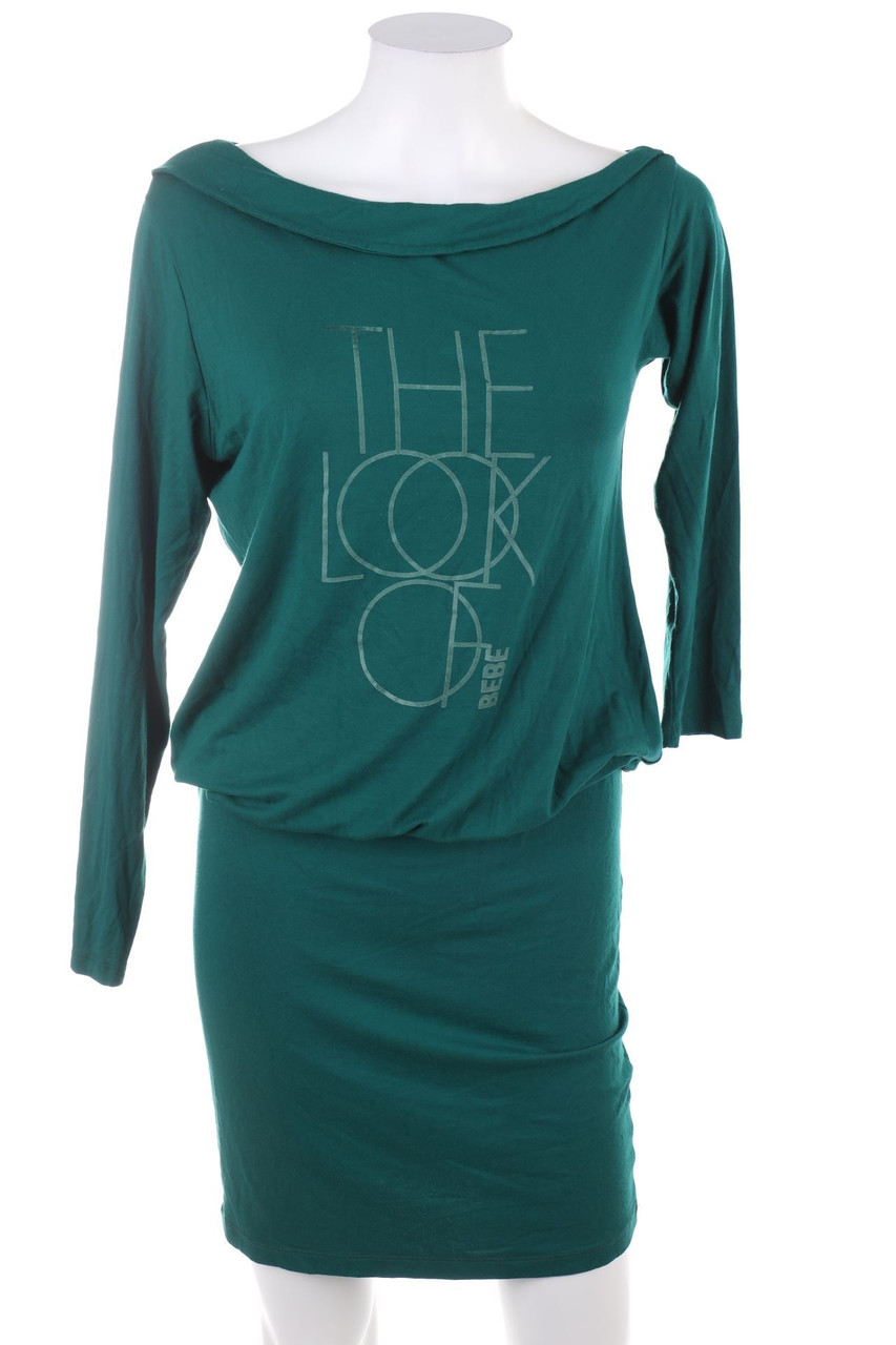 Ohne Label - Jersey-Kleid mit Print - D 42