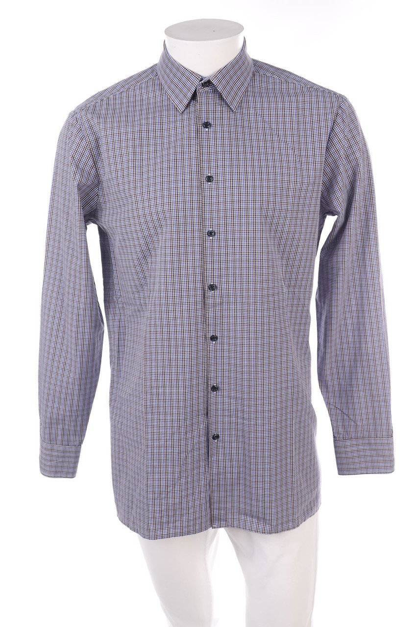 NOBEL LEAGUE - kariertes Hemd aus Baumwolle - M