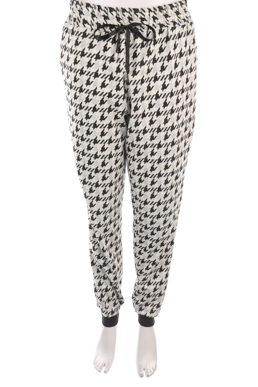 nife - Jogger-Hose mit Karo-Muster - D 40