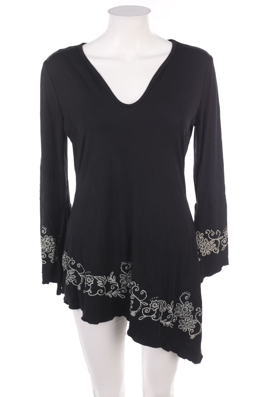 SECONDHAND - Longsleeve-Shirt mit asymmetrischem Schnitt - L