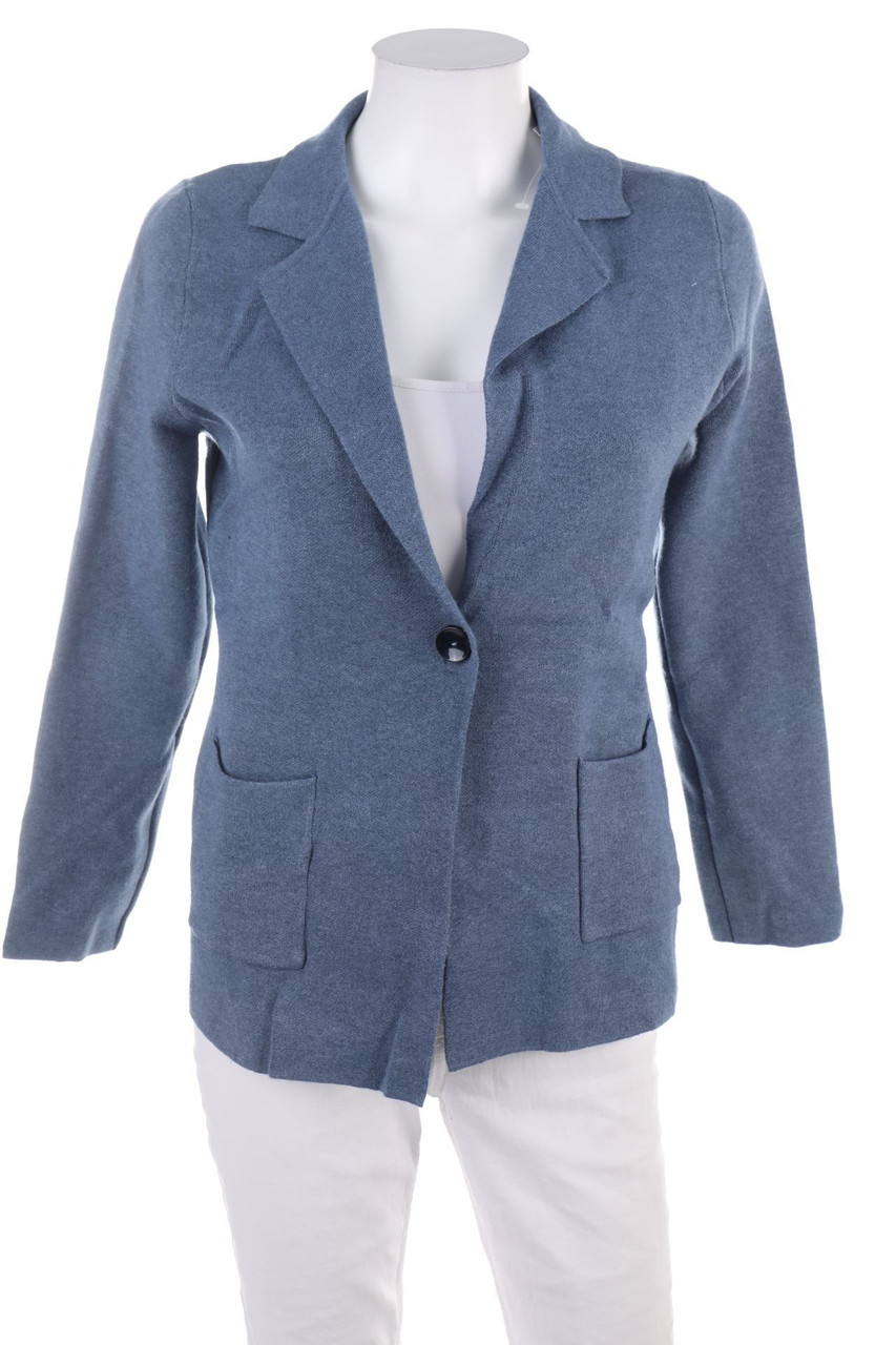 Ohne Label - Blazer mit aufgesetzten Taschen - M