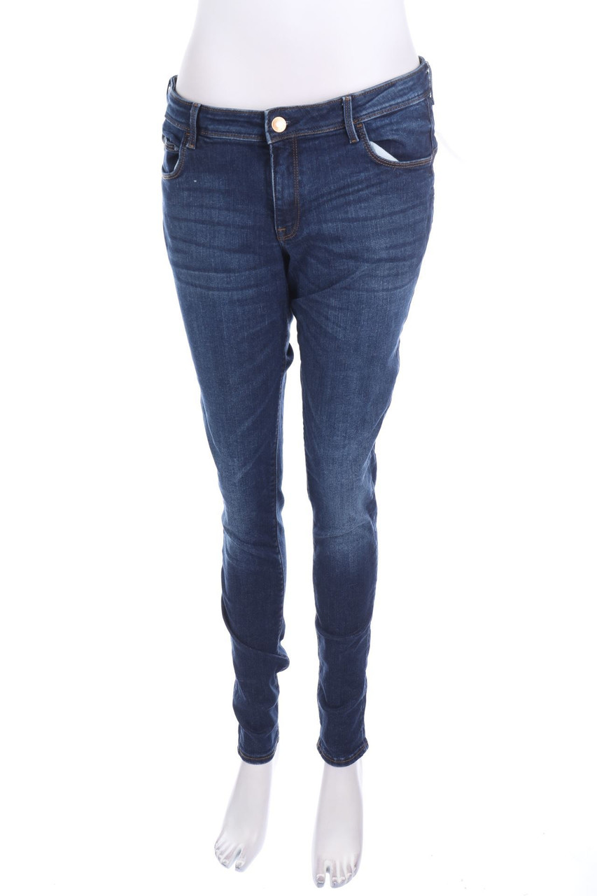 Ohne Label - Used Look Skinny-Jeans - D 42