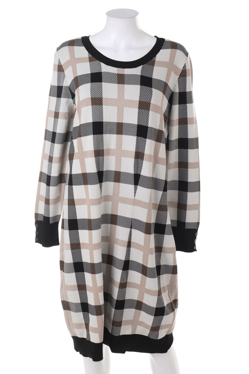 YESSICA PREMIUM by C&A - Strickkleid mit Karo-Muster - D 42