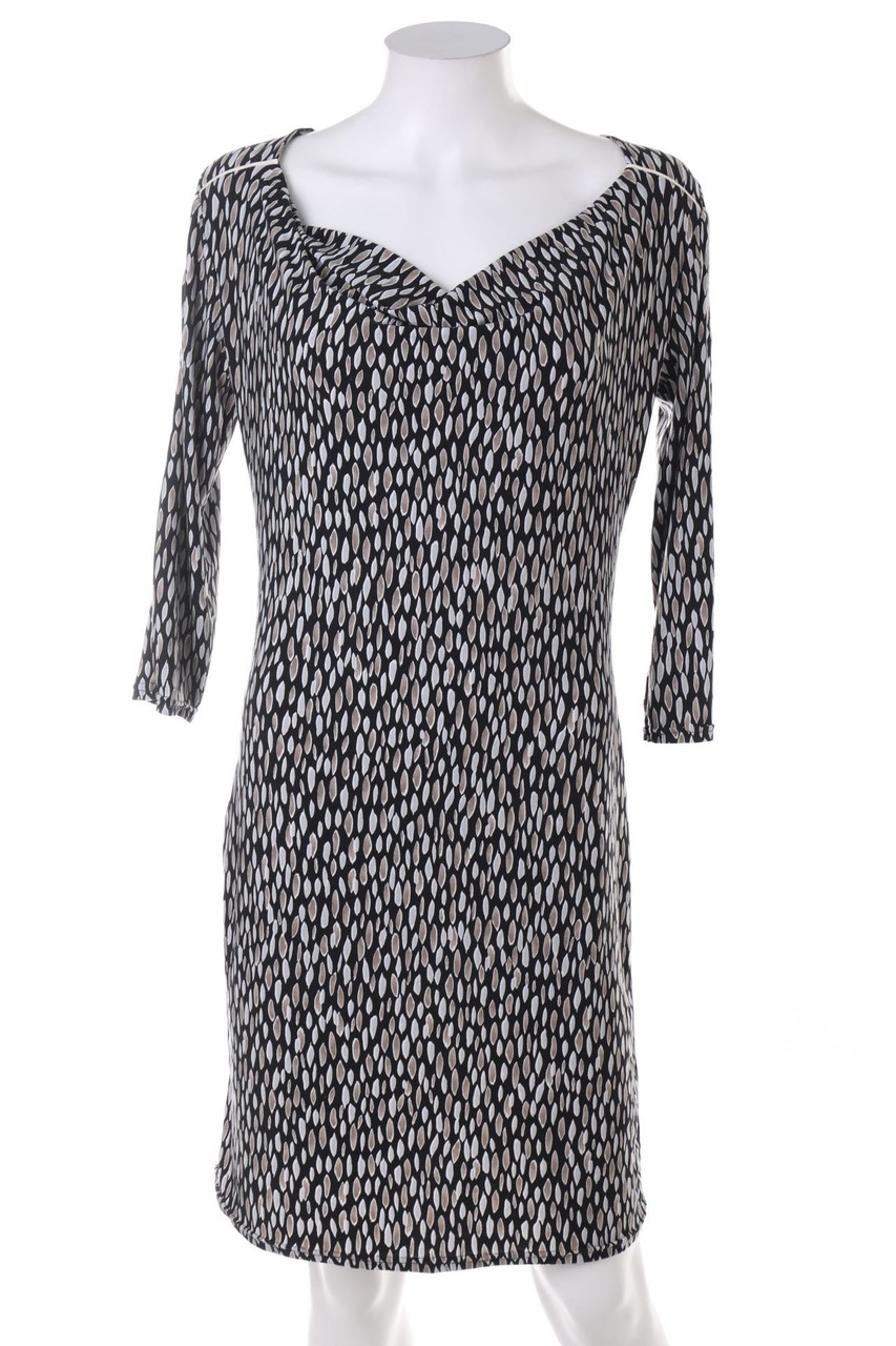FILLE À SUIVRE - Kleid mit Wasserfall-Ausschnitt - M