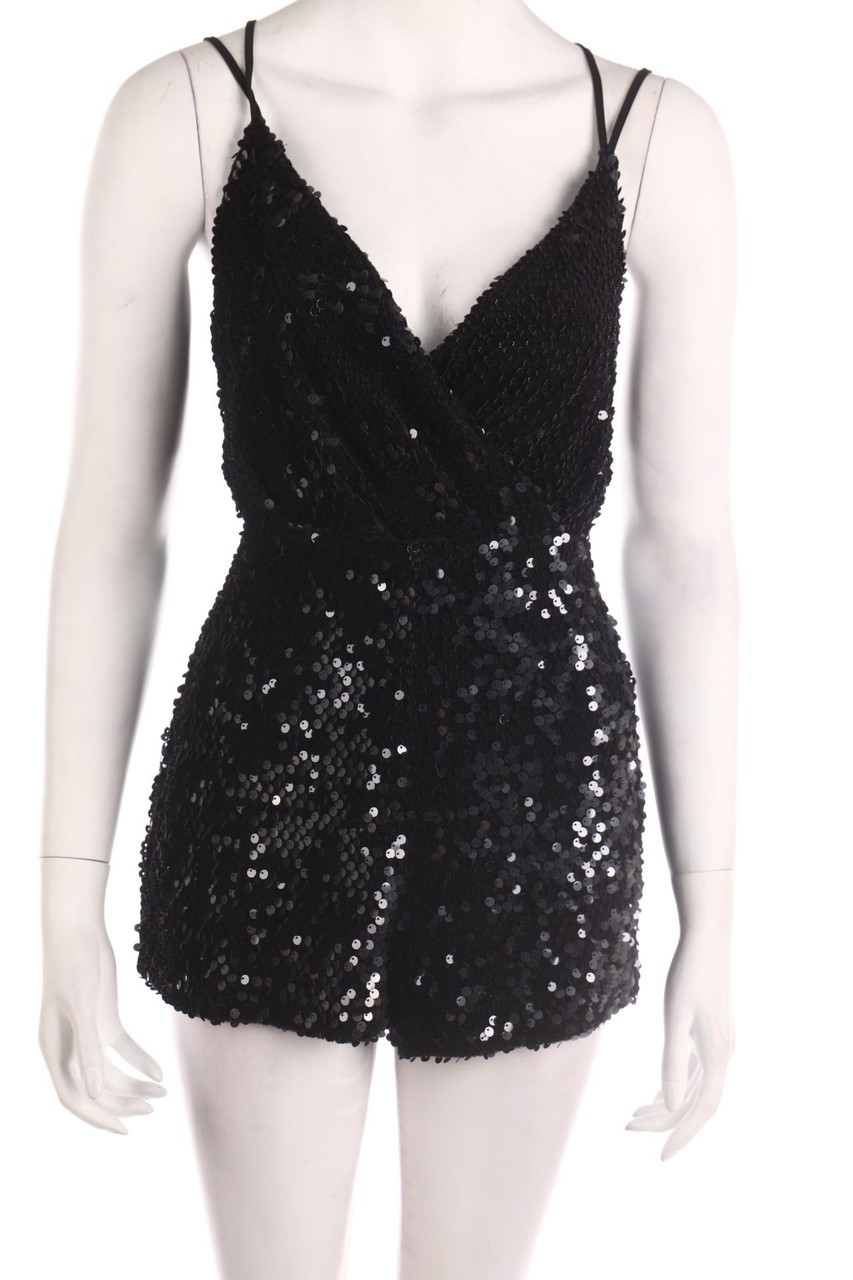 FOREVER 21 - Pailletten-Playsuit - M