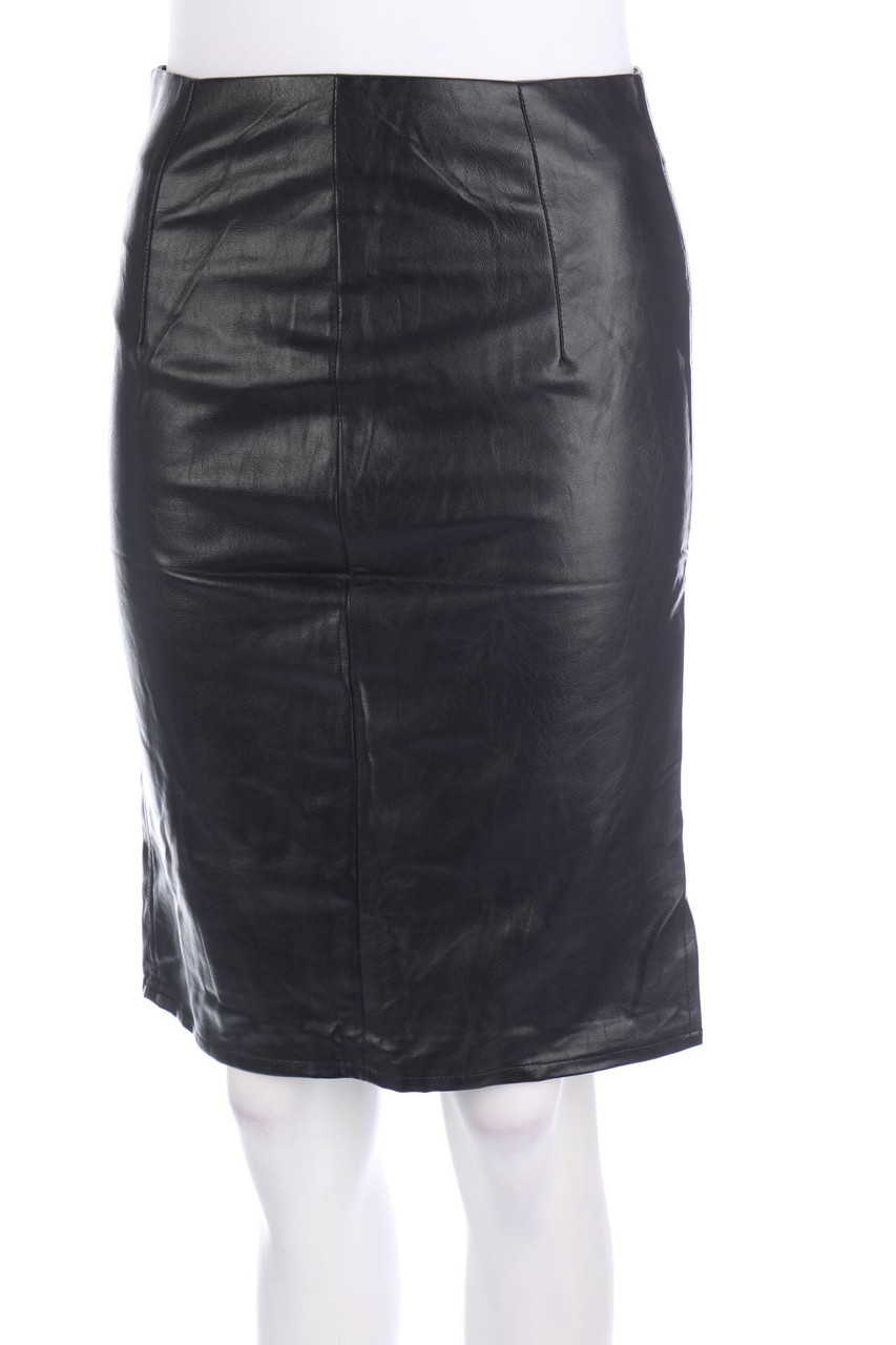Ohne Label - Faux Leather-Rock - XS