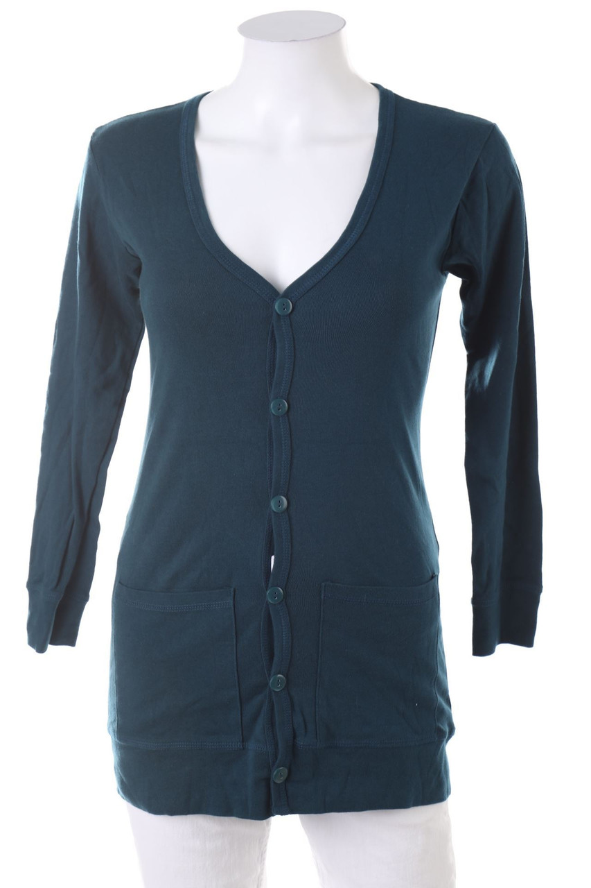 Ohne Label - Cardigan mit aufgesetzten Taschen - S