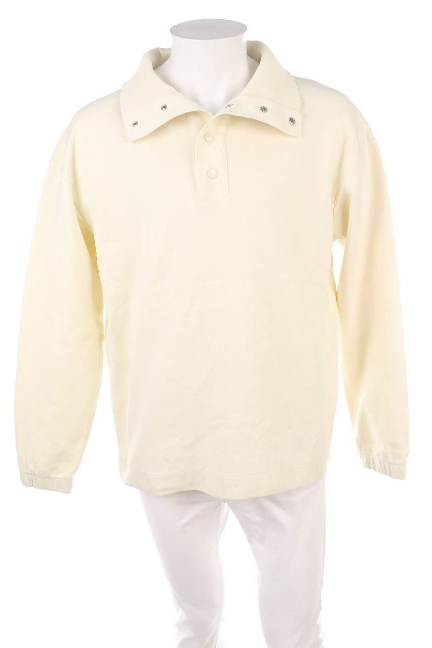 ZARA - Sweatshirt mit Kragen - L